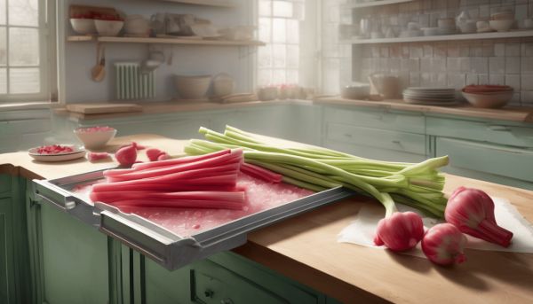 Congeler de la rhubarbe : une méthode surprenante pour la conserver